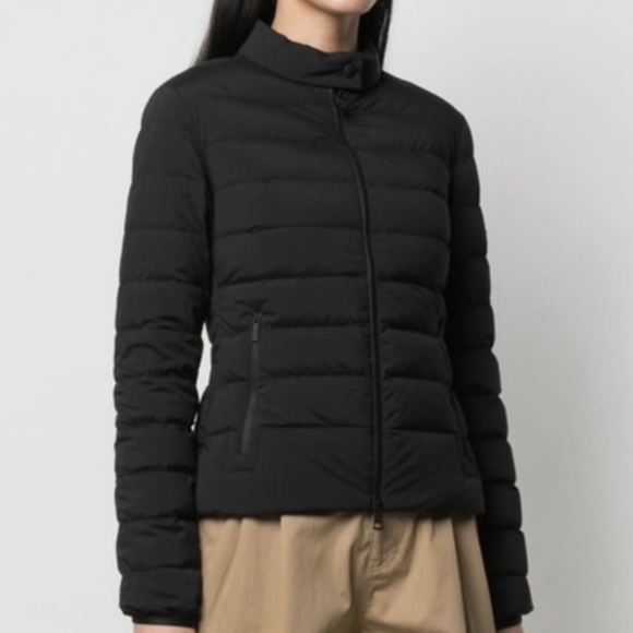 NWT MONCLER Women’s Matt Black Kaitos’ Quilted Down Jacket Size 0/ XS - Picture 1 of 16